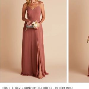 Birdy Grey Devin w Slit dress, Desert Rose, size M. Smoke free home. Worn once.